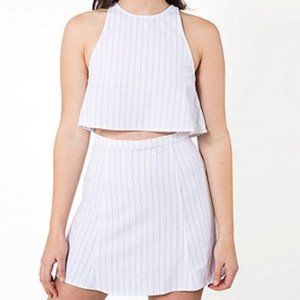 American Apparel Two Piece Striped Set